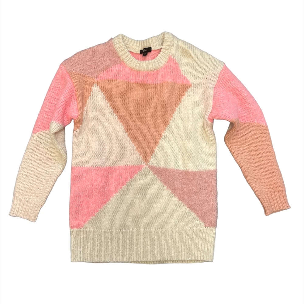J. Crew Light Pink Accent Sweater